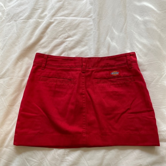 Red Dickies mini skirt - Picture 1 of 4